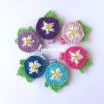 かぎ針編みで作った夏のお花シリーズ第2弾 販売いたします！