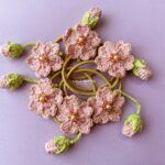 春のお花ヘアゴム～桜・タンポポ・シロツメクサ～【2023年3月販売作品】